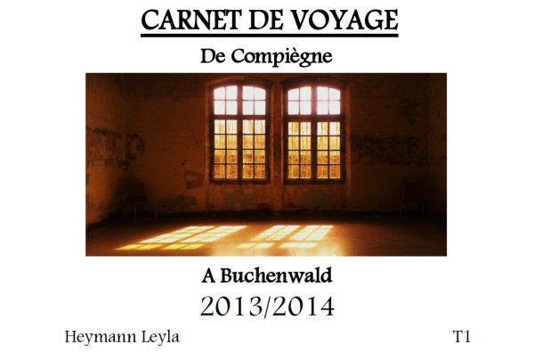 Carnet de voyage Leyla Heymann 